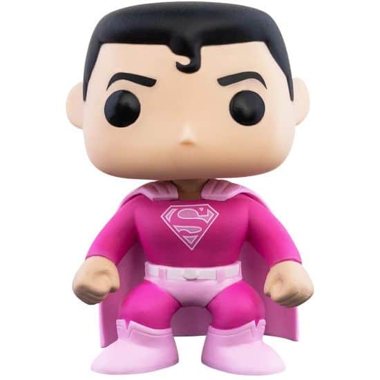 FUNKO POP BREAST CANCER AWARENESS -SUPERMAN