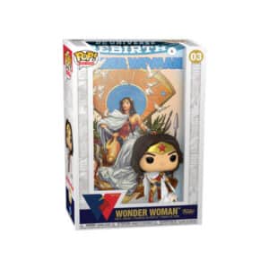 FUNKO POP VINYL COMIC COVER: WW 80TH-WW (REBIRTH) ON THRONE