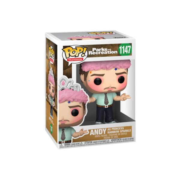 FUNKO POP TV: PARKS & REC - ANDY AS PRINCESS RAINBOW SPARKLE