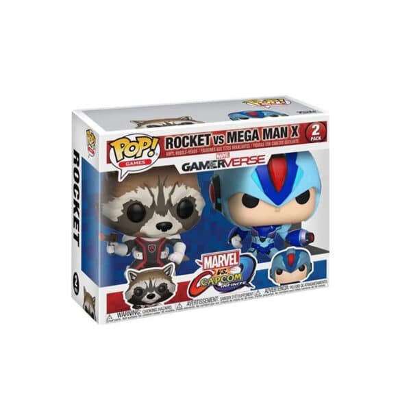 POP! Figura 2-PACK: CAPCOM VS. MARVEL: ROCKET VS MEGAMAN X