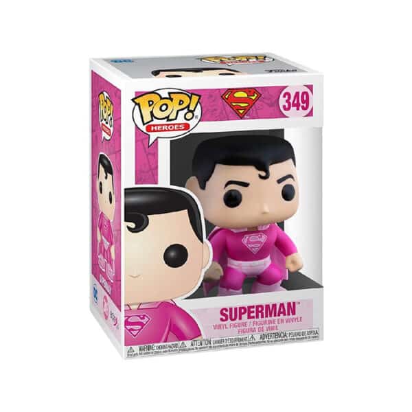 FUNKO POP BREAST CANCER AWARENESS -SUPERMAN