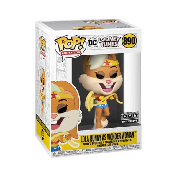 Funko POP Animation: Looney Tunes- Lola as Wonder Woman #890