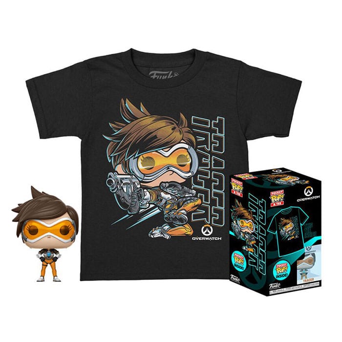 Funko Pocket Pop & Tee: Overwatch - Tracer - (Kd)